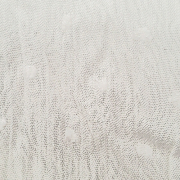 Kultivate Romantic High-neck White Lace Sleeveless Open Back Boho Blouse Size L - Picture 4 of 8